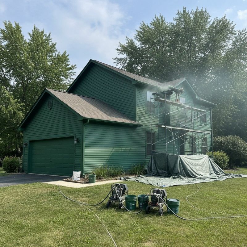 Vinyl Siding Painting in Longmont, CO