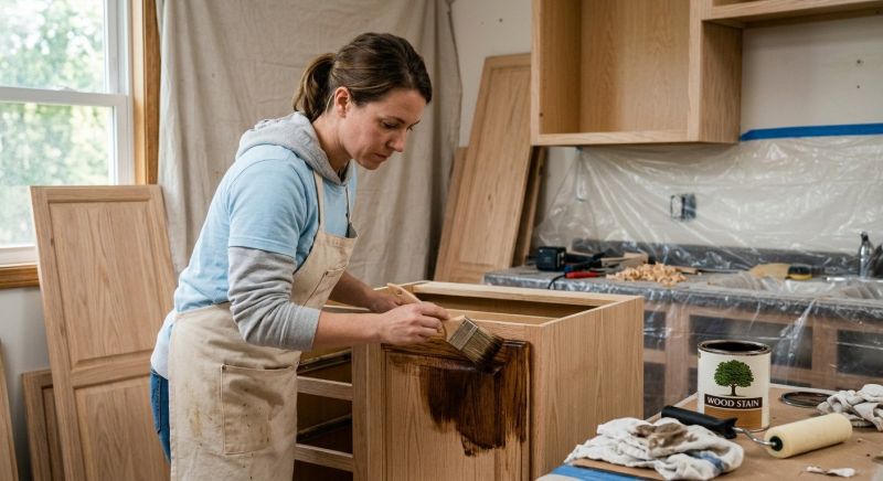 Wood Cabinet Refinishing in Muncie, IN