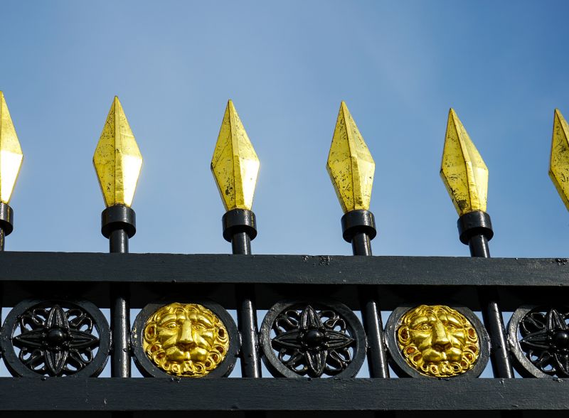 Wrought Iron Fence Painting