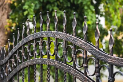 Vivid Wrought Iron Paintwork